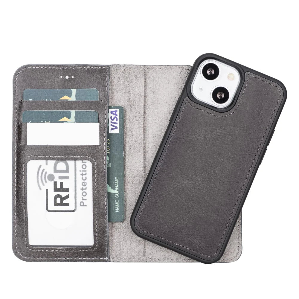 Magic iPhone 13 Pro Max and 13 Pro Series Detachable Leather Wallet Case