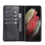 Premium Genuine Leather Wallet Case for Samsung Galaxy S21, S21 Plus & S21 Ultra (Skadi)