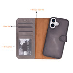 Magic iPhone 17 Series Leather Detachable Wallet Case