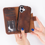 Magic iPhone 17 Series Leather Detachable Wallet Case