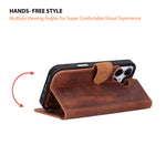 Magic iPhone 17 Leather Wallet Case, Pro /Pro Max / Air (Detachable)