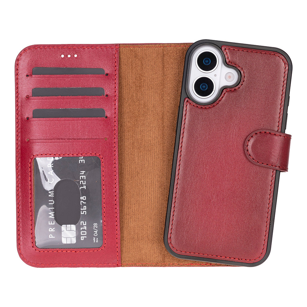 Magic iPhone 17 Series Leather Detachable Wallet Case