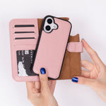Magic iPhone 17 Leather Wallet Case, Pro /Pro Max / Air (Detachable)