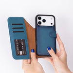 Magic iPhone 17 Series Leather Detachable Wallet Case