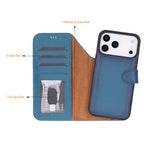 Magic iPhone 17 Series Leather Detachable Wallet Case