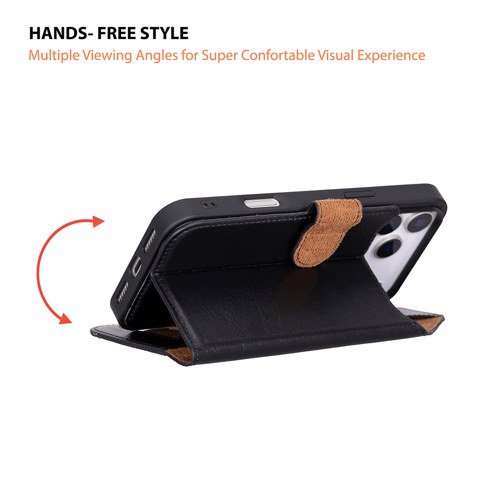 Magic iPhone 17 Series Leather Detachable Wallet Case