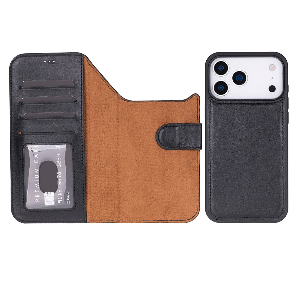 Magic iPhone 17 Series Leather Detachable Wallet Case