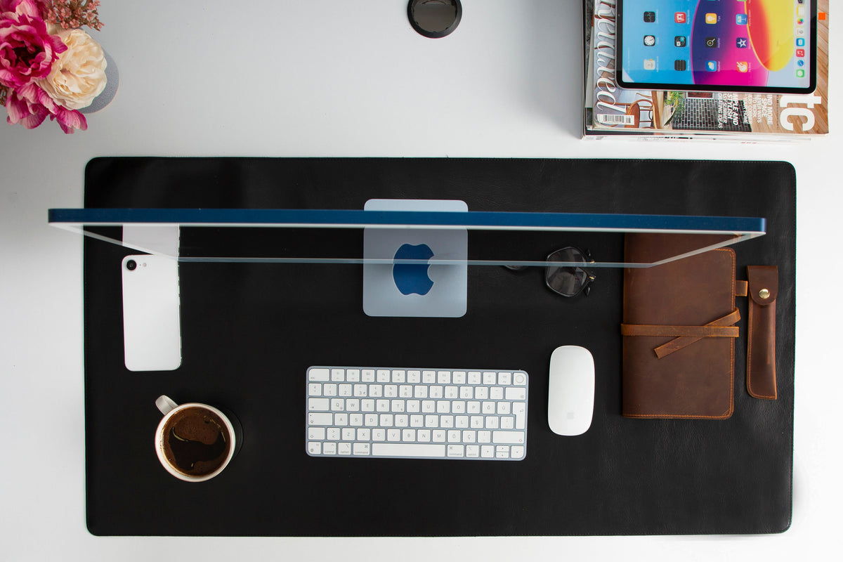 Leather Desk Mat: Water-Repellent Office Pad (Vero)