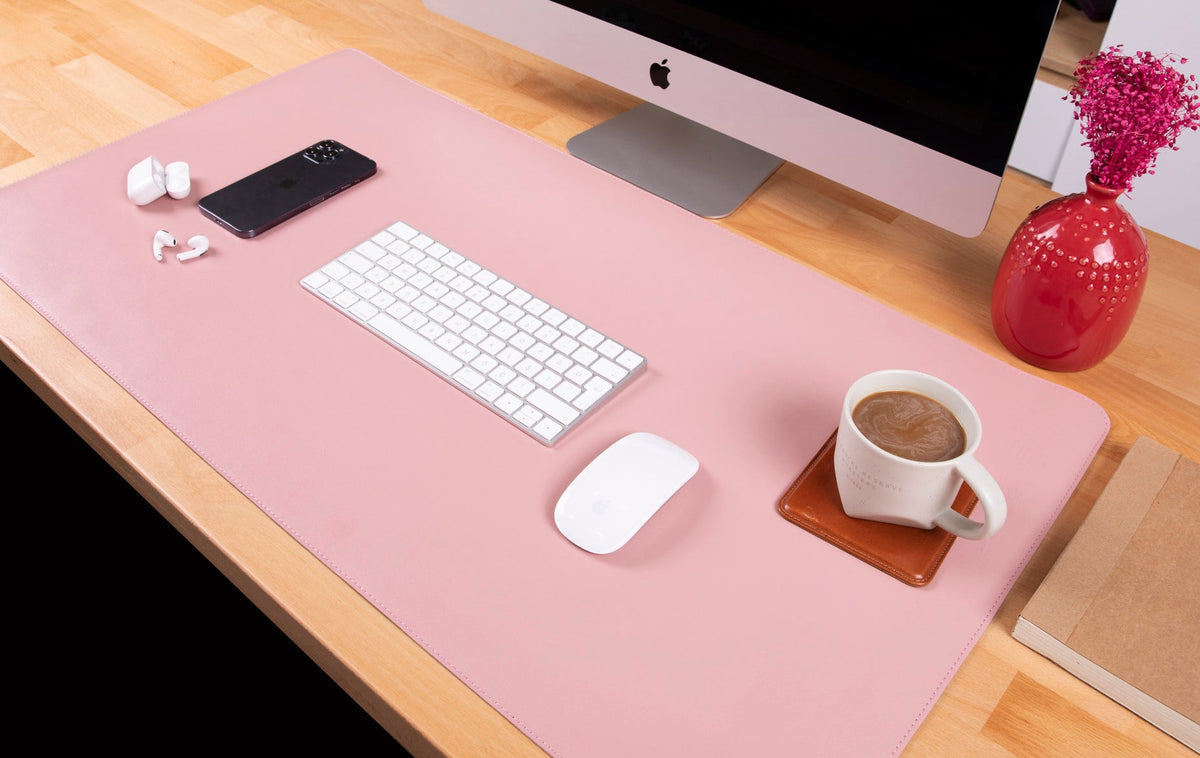 Leather Desk Mat: Water-Repellent Office Pad (Vero)