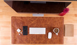 Leather Desk Mat: Water-Repellent Office Pad (Vero)