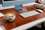 Leather Desk Mat: Water-Repellent Office Pad (Vero)