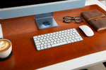 Leather Desk Mat: Water-Repellent Office Pad (Vero)