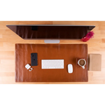 Leather Desk Mat: Water-Repellent Office Pad (Vero)