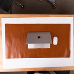 Leather Desk Mat: Water-Repellent Office Pad (Vero)