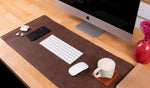 Leather Desk Mat: Water-Repellent Office Pad (Vero)