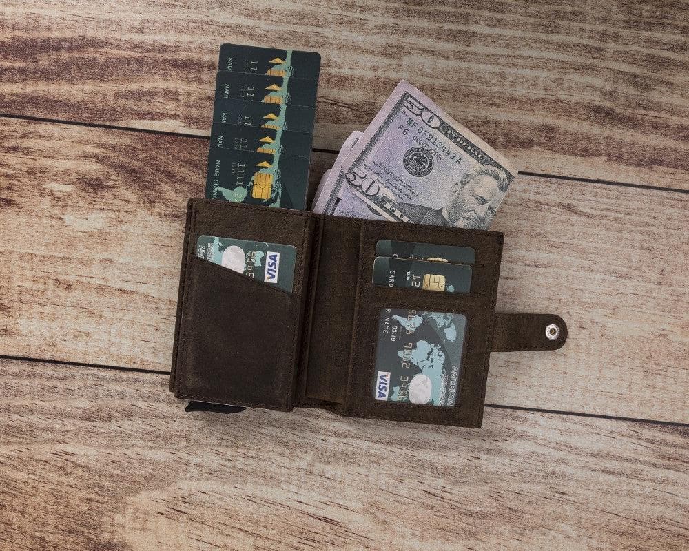 Minimalist Leather Smart Wallet – RFID Blocking Card Holder (Venus)