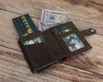Minimalist Leather Smart Wallet – RFID Blocking Card Holder (Venus)