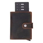 Minimalist Leather Smart Wallet – RFID Blocking Card Holder (Venus)
