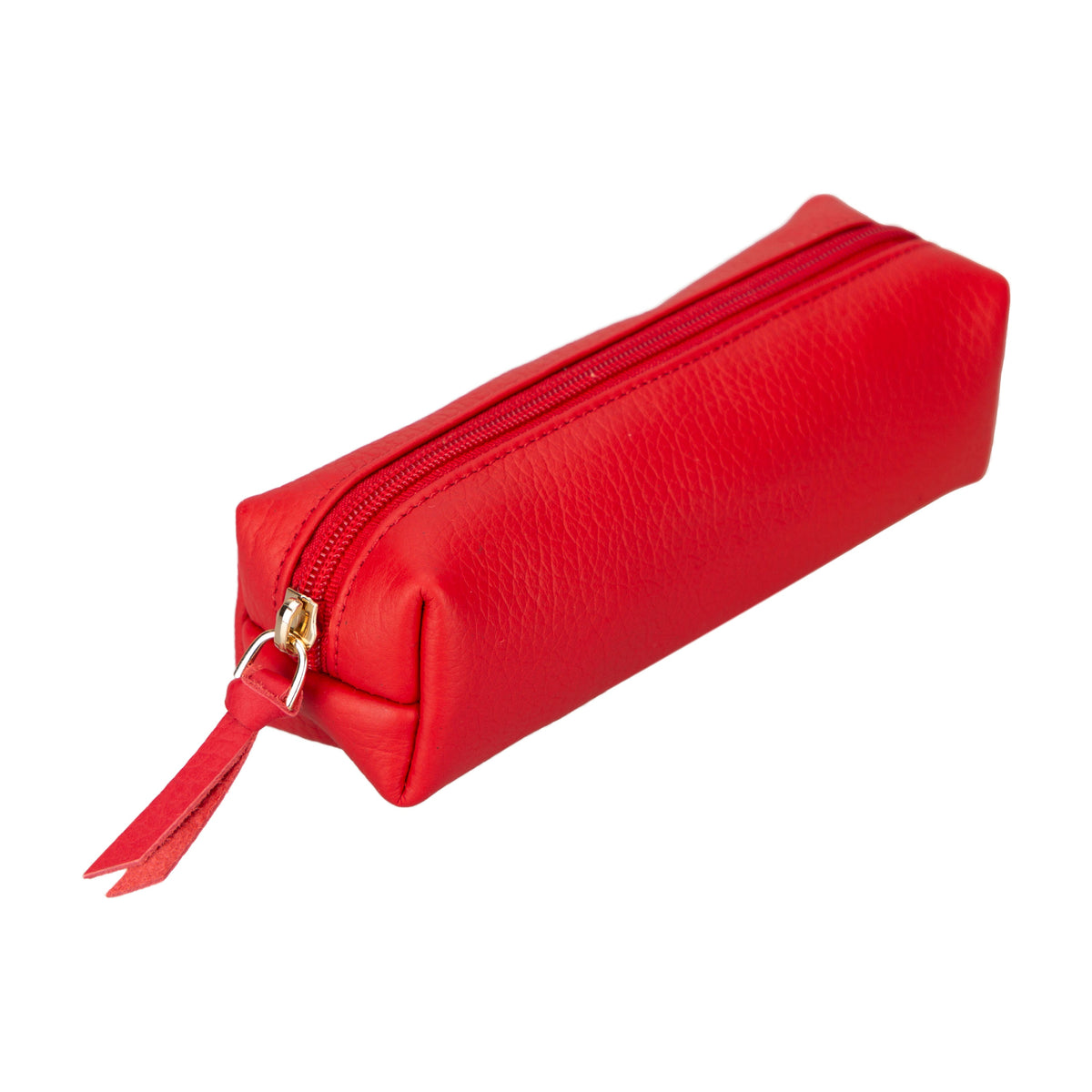 Leather Pencil Case – Genuine Leather Multipurpose Pouch for Office, Tools & Cosmetics (Lilia)