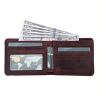 Leather Wallet โ Genuine Leather Bifold Wallet with Card Slots (Torin)
