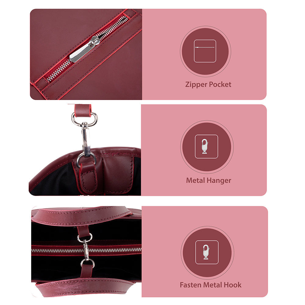 Valetto Leather Tote Bag