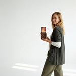 Slim Leather Case for Samsung Galaxy Z Flip 7 (Lune)