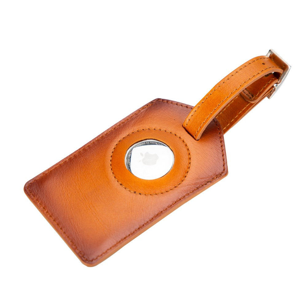 Airconrad Leather Luggage Tag, Apple AirTag Compatible RST2E