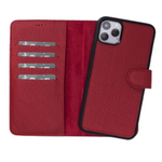 Apple iPhone 11 Series Compatible Leather Wallet Case