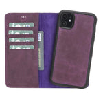 Apple iPhone 11 Series Compatible Leather Wallet Case