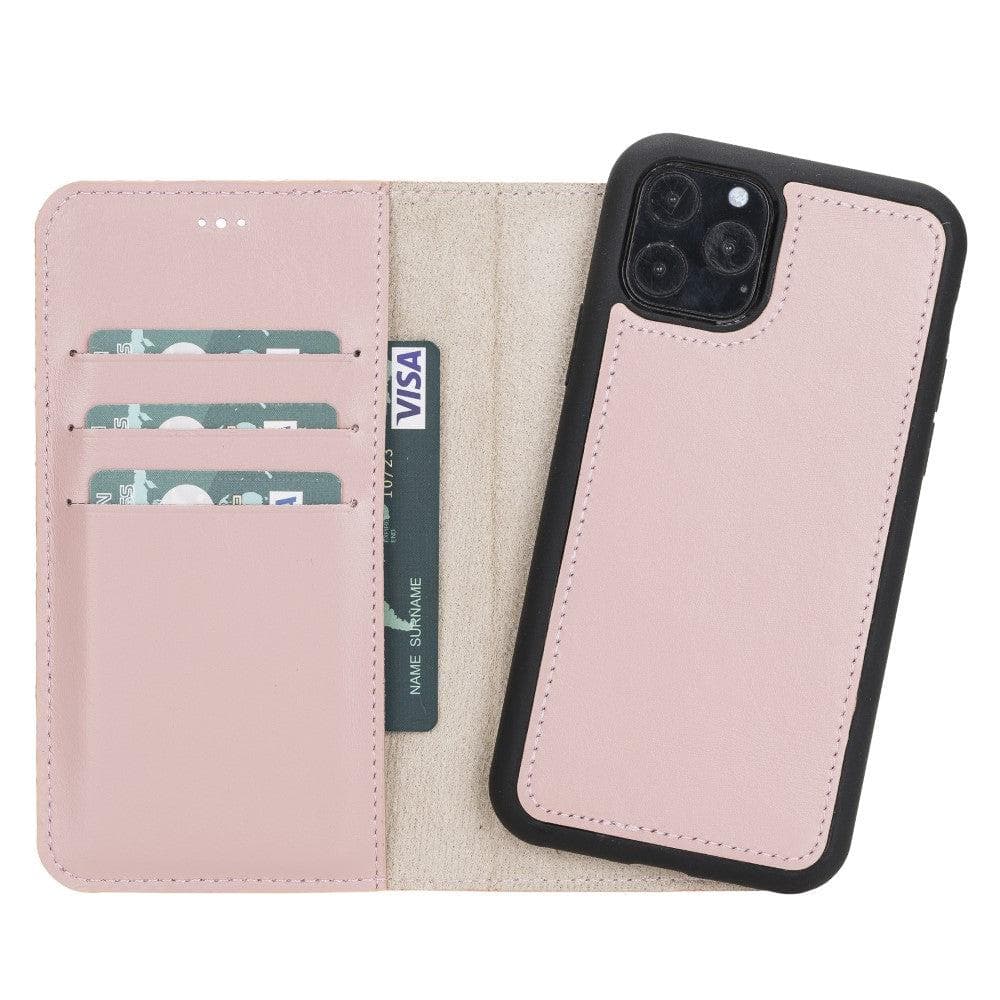 Apple iPhone 11 Series Compatible Leather Wallet Case