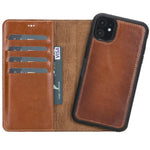 Apple iPhone 11 Series Compatible Leather Wallet Case