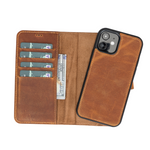 Apple iPhone 11 Series Compatible Leather Wallet Case