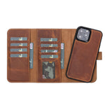 Apple iPhone 13 Series Leather Wallet Case Santa