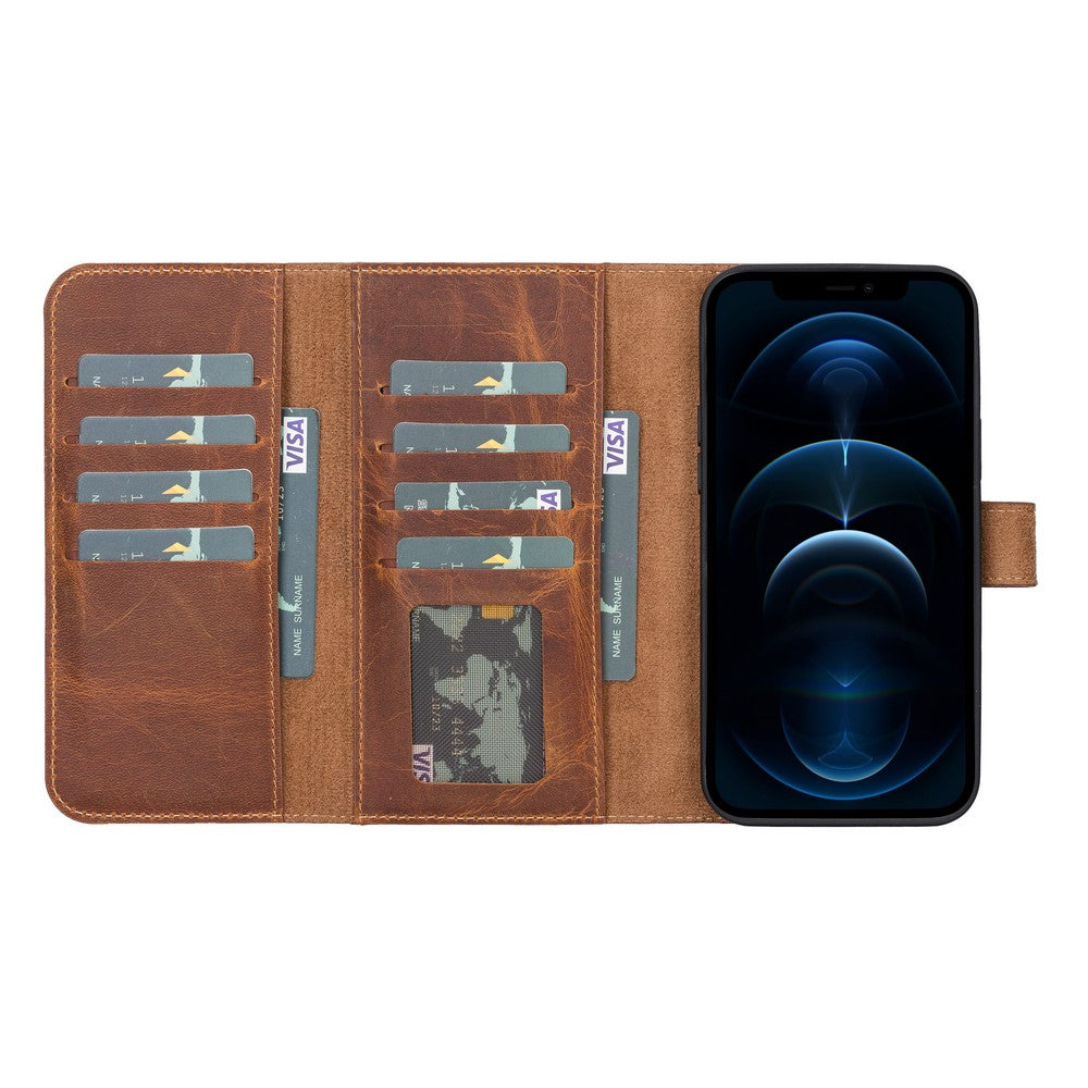 Apple iPhone 13 Series Leather Wallet Case Santa