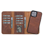 Apple iPhone 13 Series Leather Wallet Case Santa