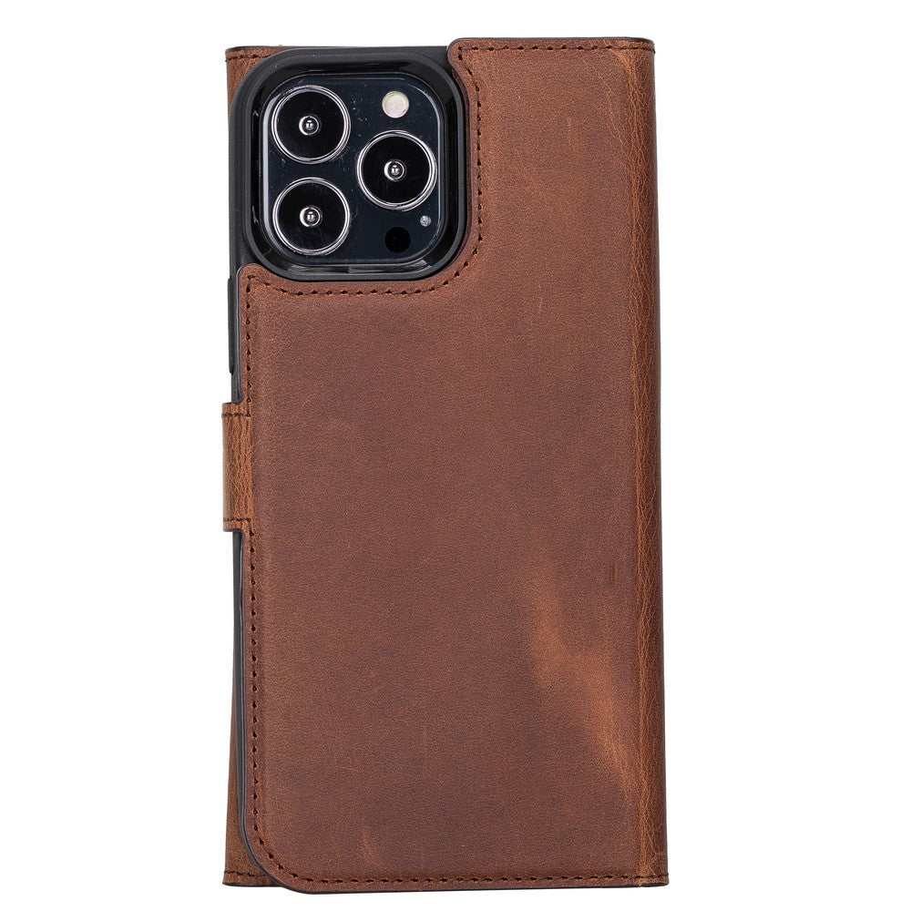 Apple iPhone 13 Series Leather Wallet Case Santa