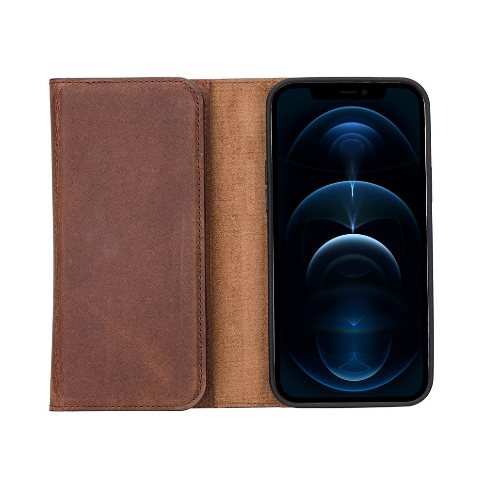 Apple iPhone 13 Series Leather Wallet Case Santa