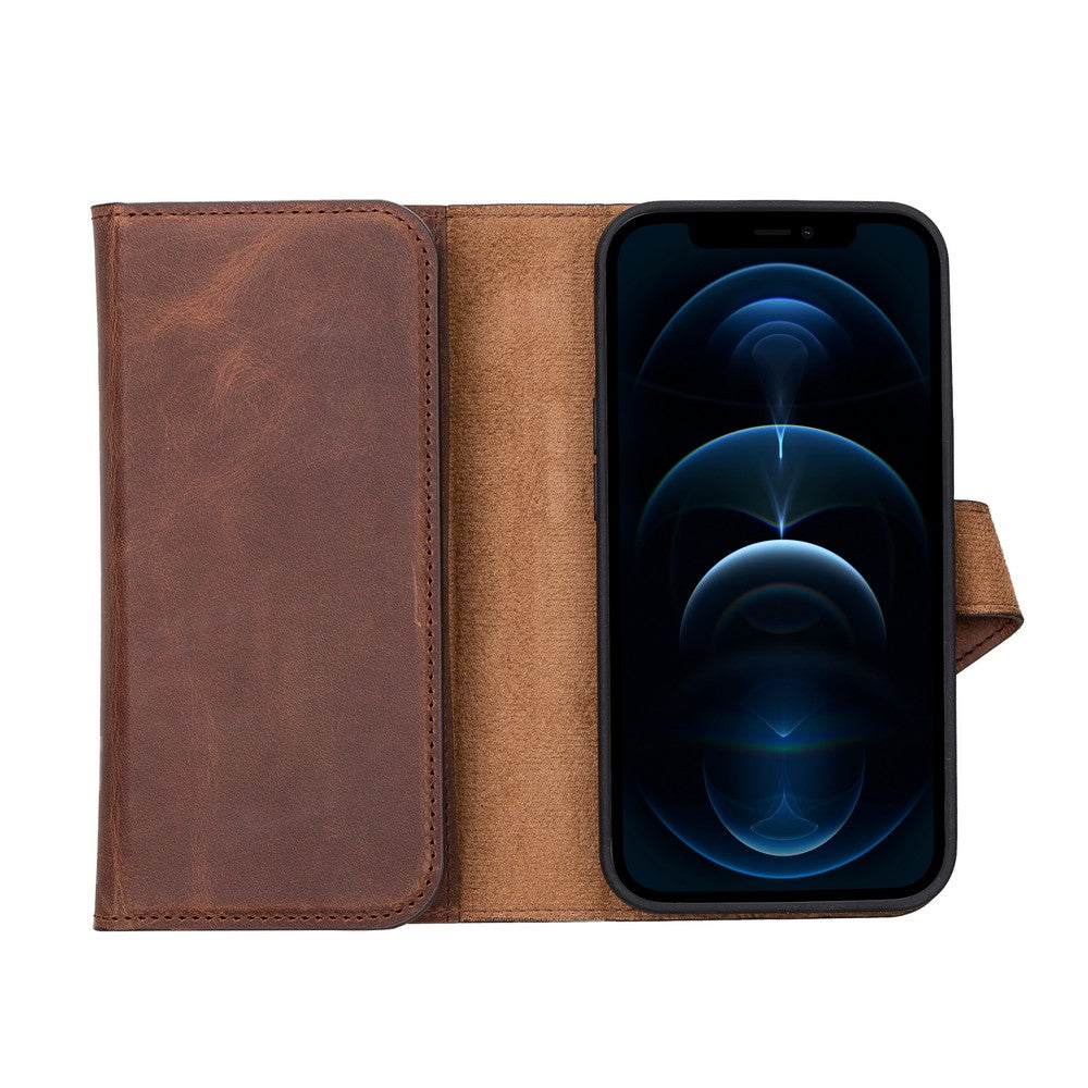 Apple iPhone 13 Series Leather Wallet Case Santa