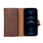 Santa iPhone 13 Pro Leather Detachable Wallet Case