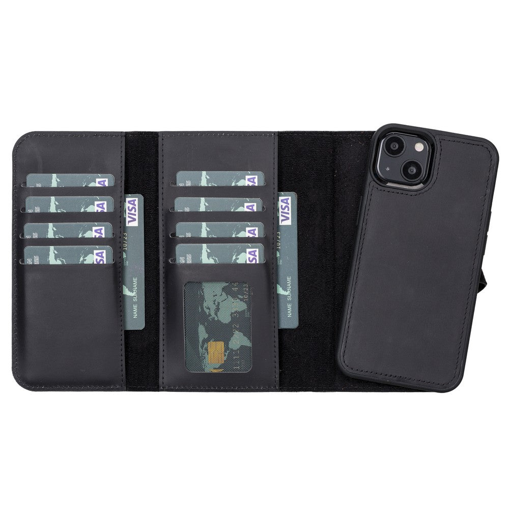 Apple iPhone 13 Series Leather Wallet Case Santa