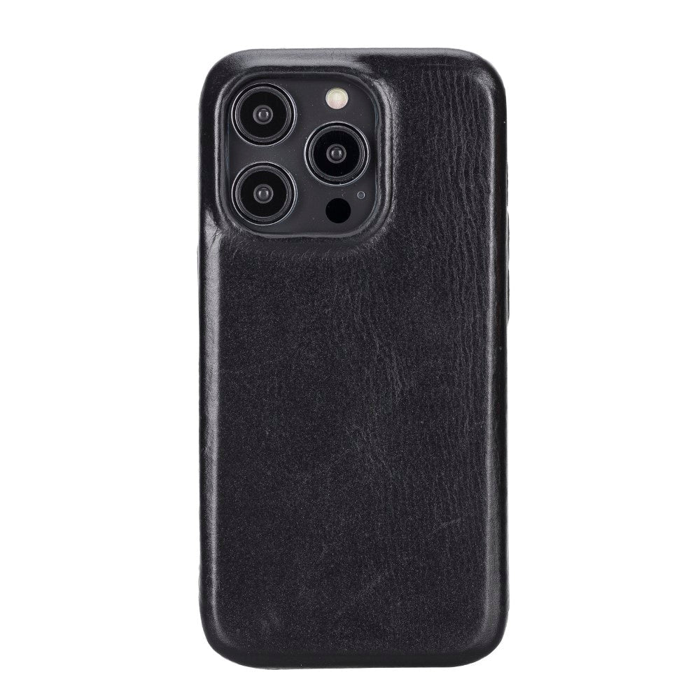 Apple iPhone 14 Series Leather Back Cover ROCK