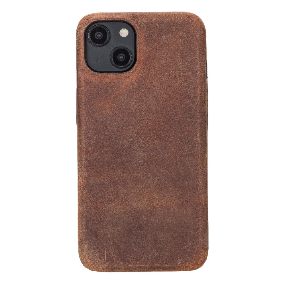 Apple iPhone 14 Series Leather Back Cover ROCK
