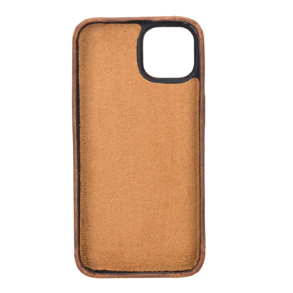 Apple iPhone 14 Series Leather Back Cover ROCK