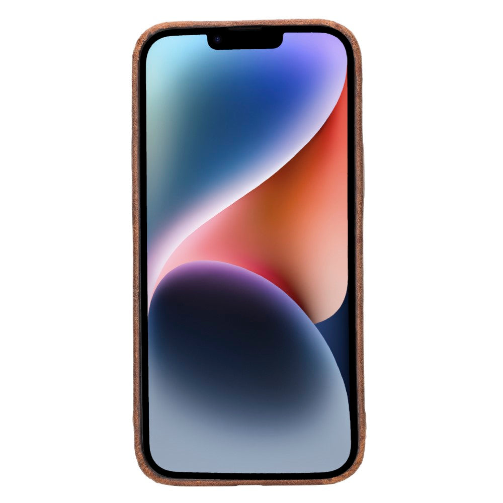 Apple iPhone 15 Series Leather Back Cover ROCK