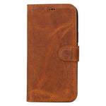 Apple iPhone 15 Series Leather Wallet Case MWWN