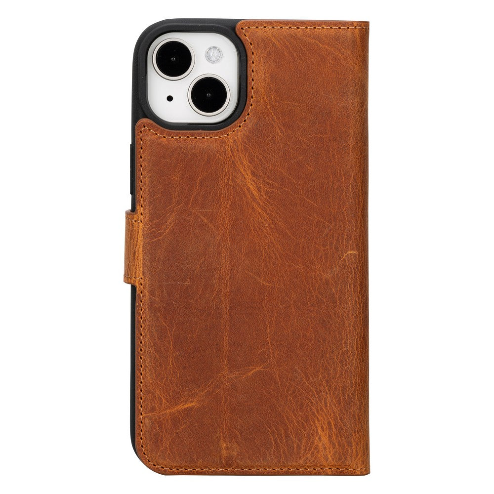 Apple iPhone 15 Series Leather Wallet Case MWWN