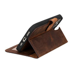 Apple iPhone 15 Series Leather Wallet Case MWWN