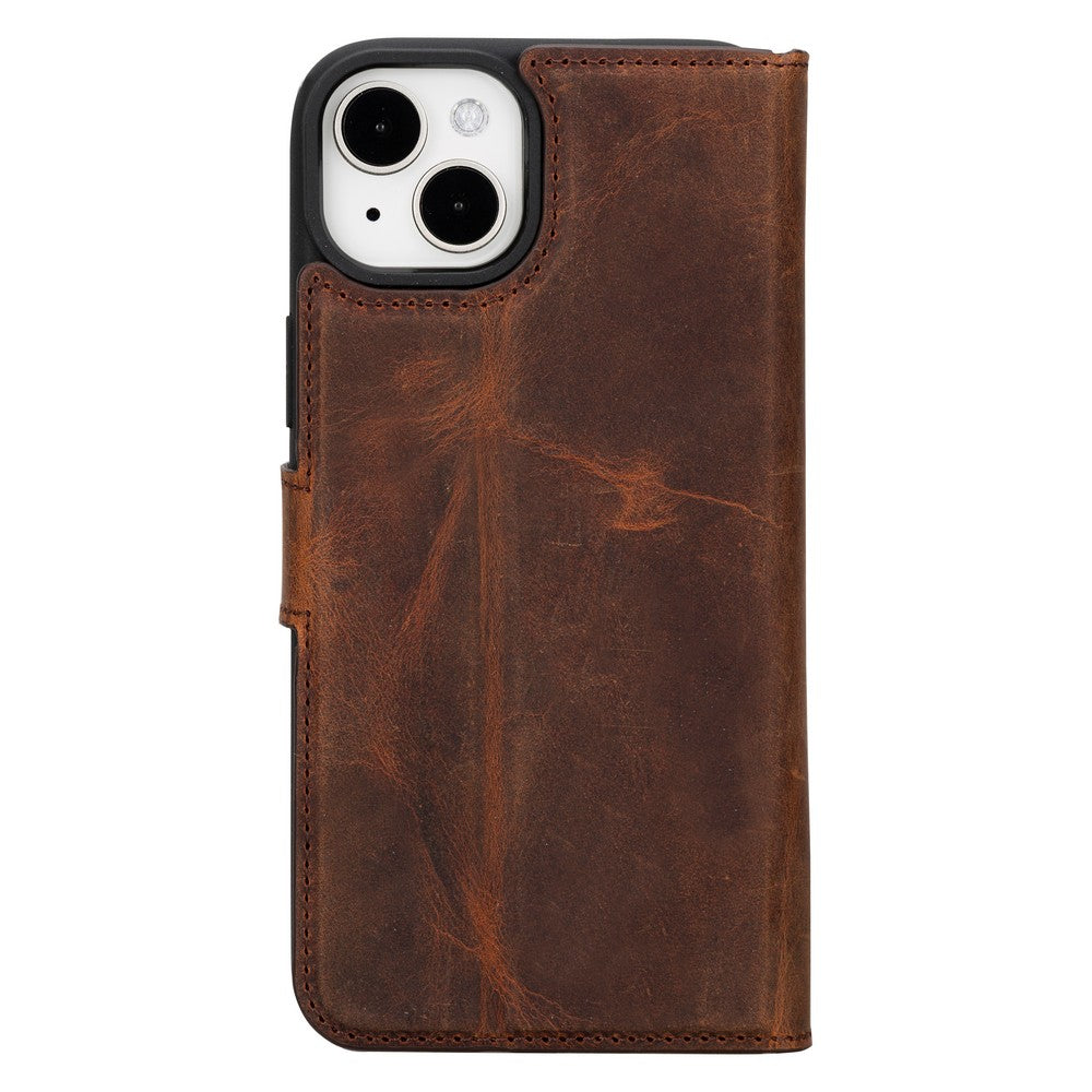 Apple iPhone 15 Series Leather Wallet Case MWWN