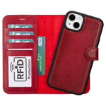 Apple iPhone 15 Series Leather Wallet Case MWWN