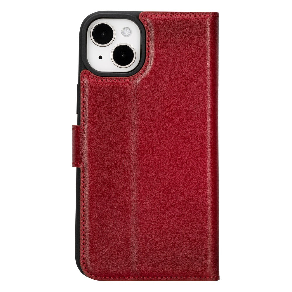 Apple iPhone 15 Series Leather Wallet Case MWWN